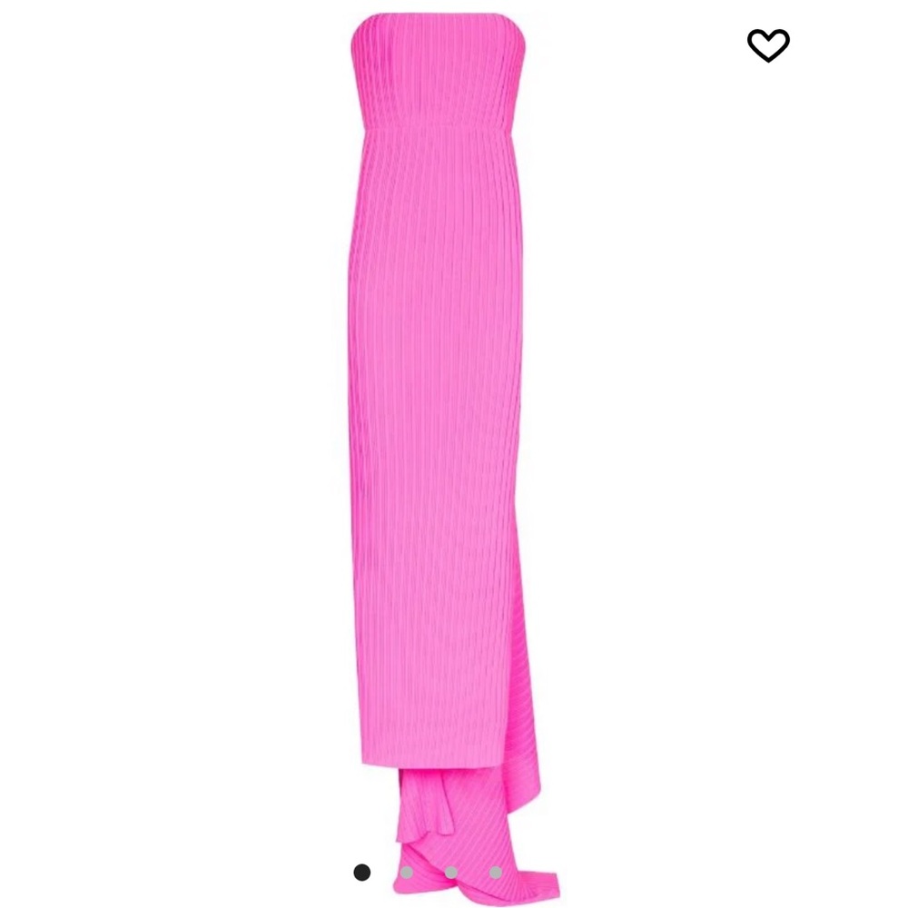 NWT SOLACE LONDON Harlee Strapless Gown HOT PINK